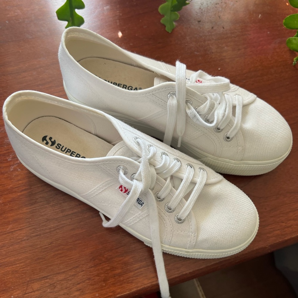 Superga Platform Sneaker white size 39